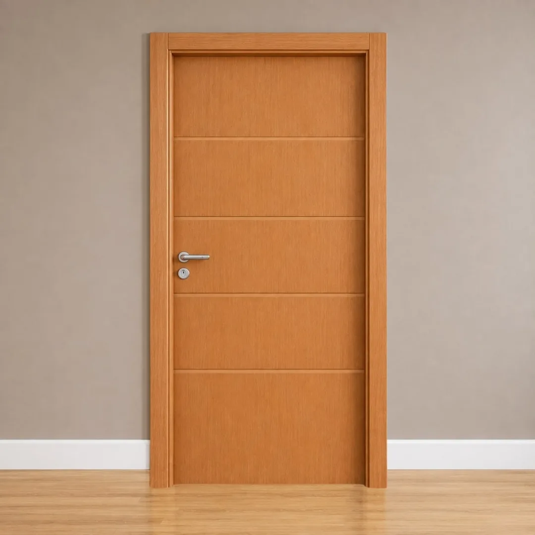 Porta interna 4 frisos Curupixá — referência 1 do catálogo